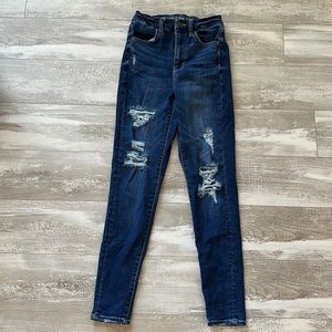 AE curvy super high rise jegging